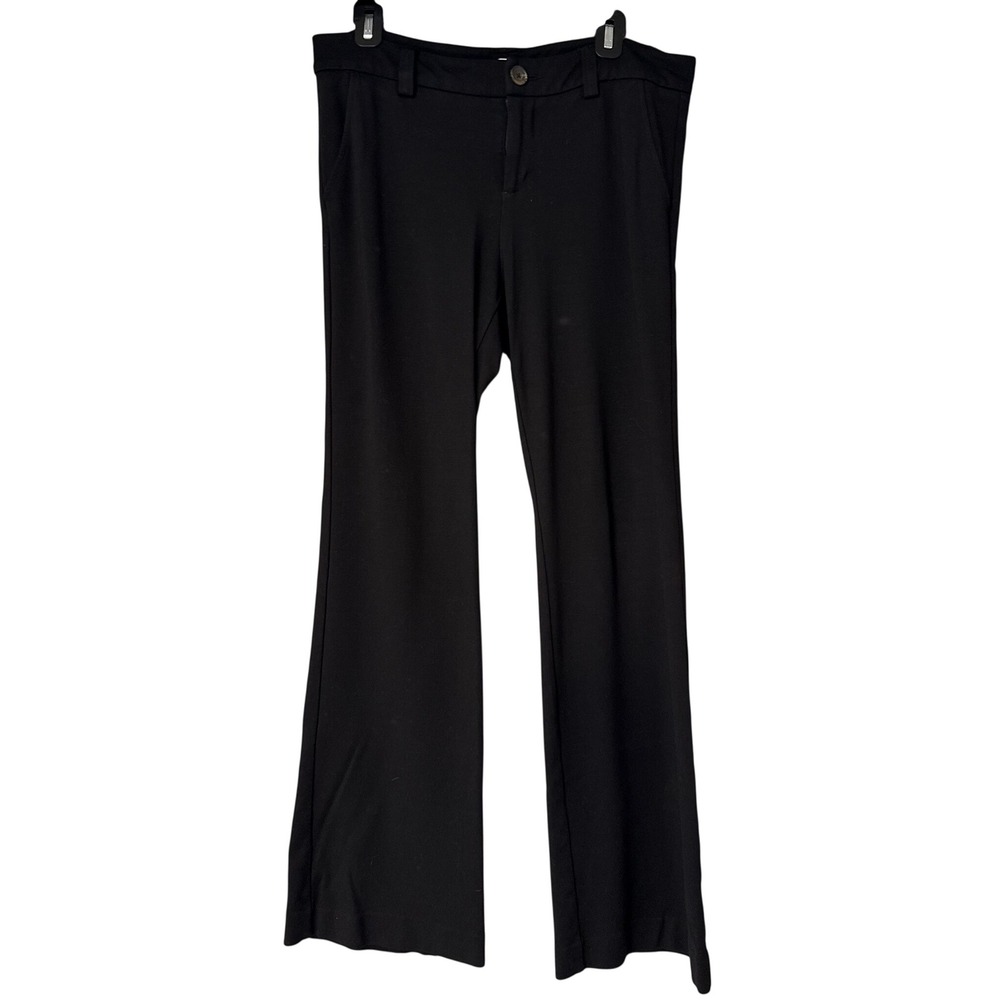 Cabi Black Stretch Dress Pants Women Size 10 Workwear Trousers Flare